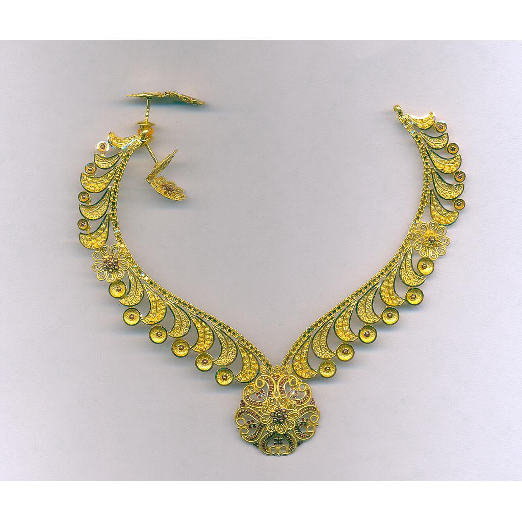 GOLD HALF SET ROUND PLAIN EXCLUSIVE