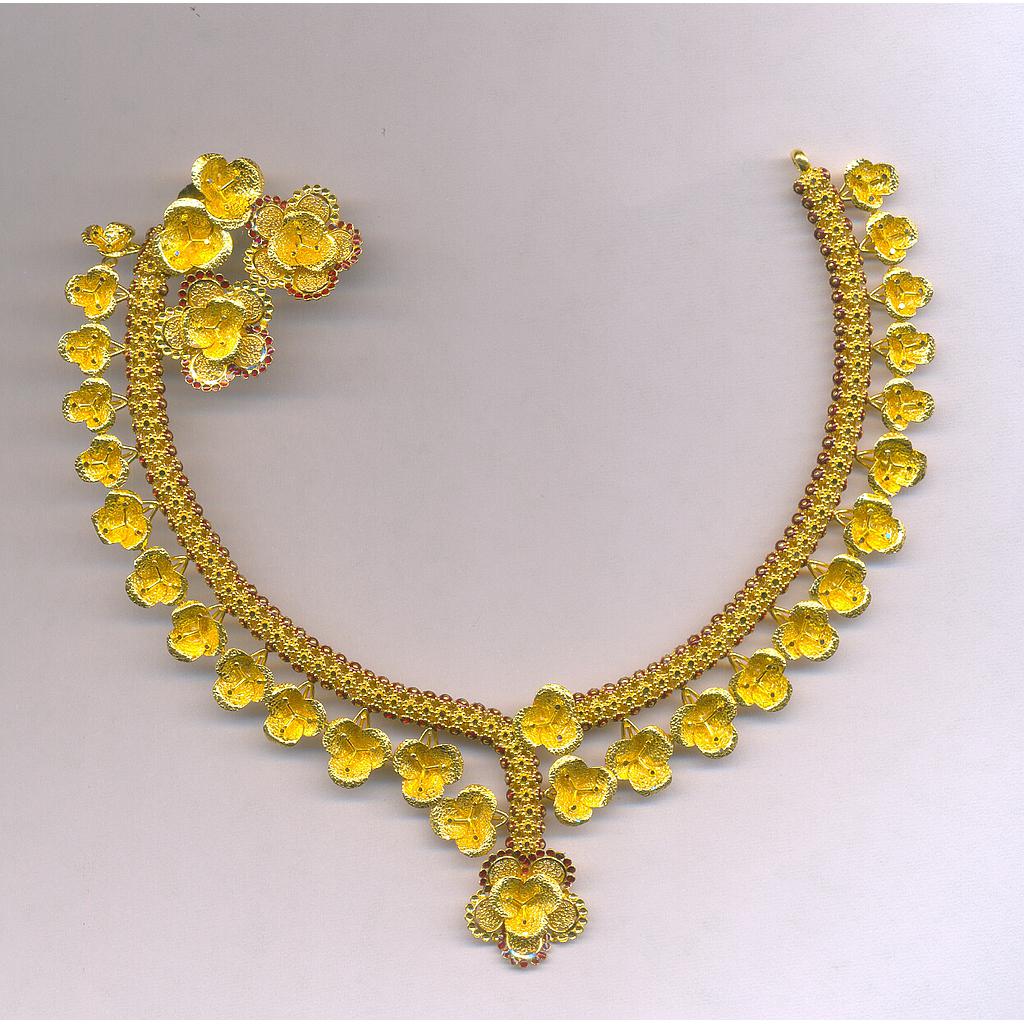 GOLD HALF SET ROUND PLAIN EXCLUSIVE