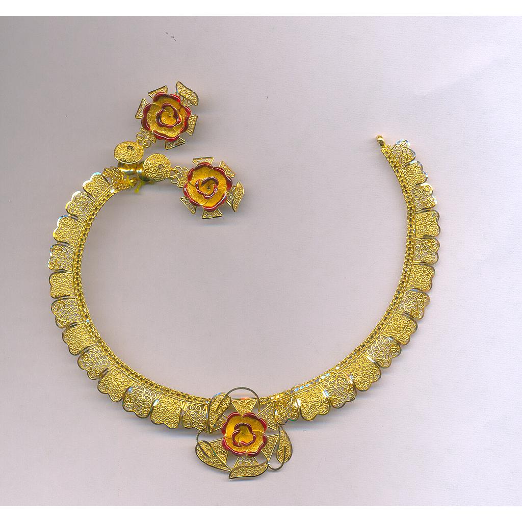GOLD HALF SET ROUND PLAIN EXCLUSIVE