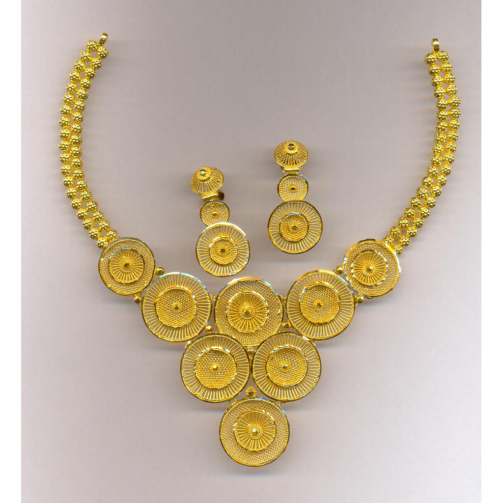 GOLD HALF SET ROUND PLAIN EXCLUSIVE