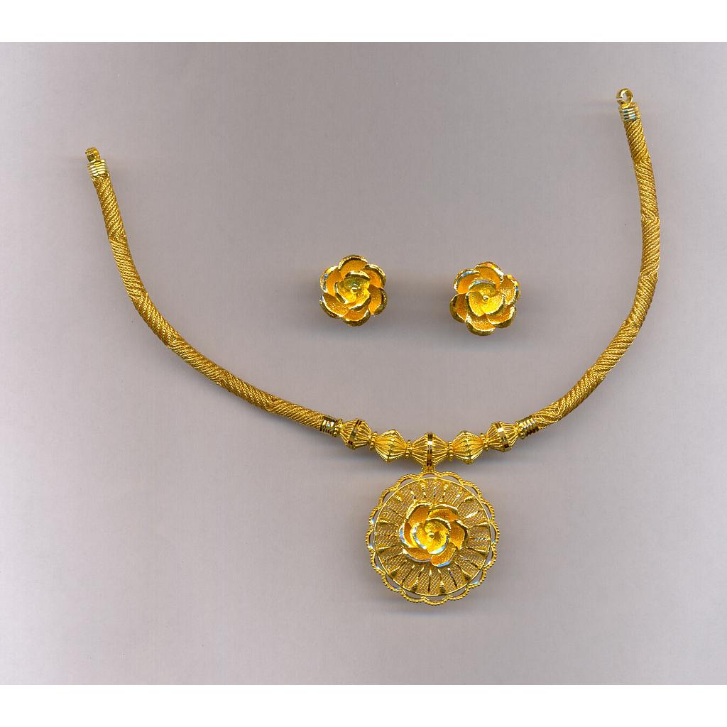 GOLD HALF SET ROUND PLAIN EXCLUSIVE