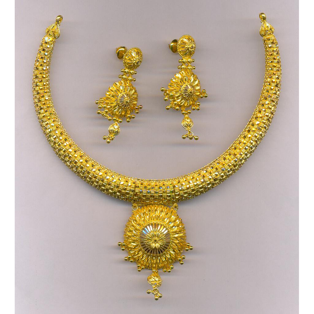 GOLD HALF SET ROUND PLAIN EXCLUSIVE