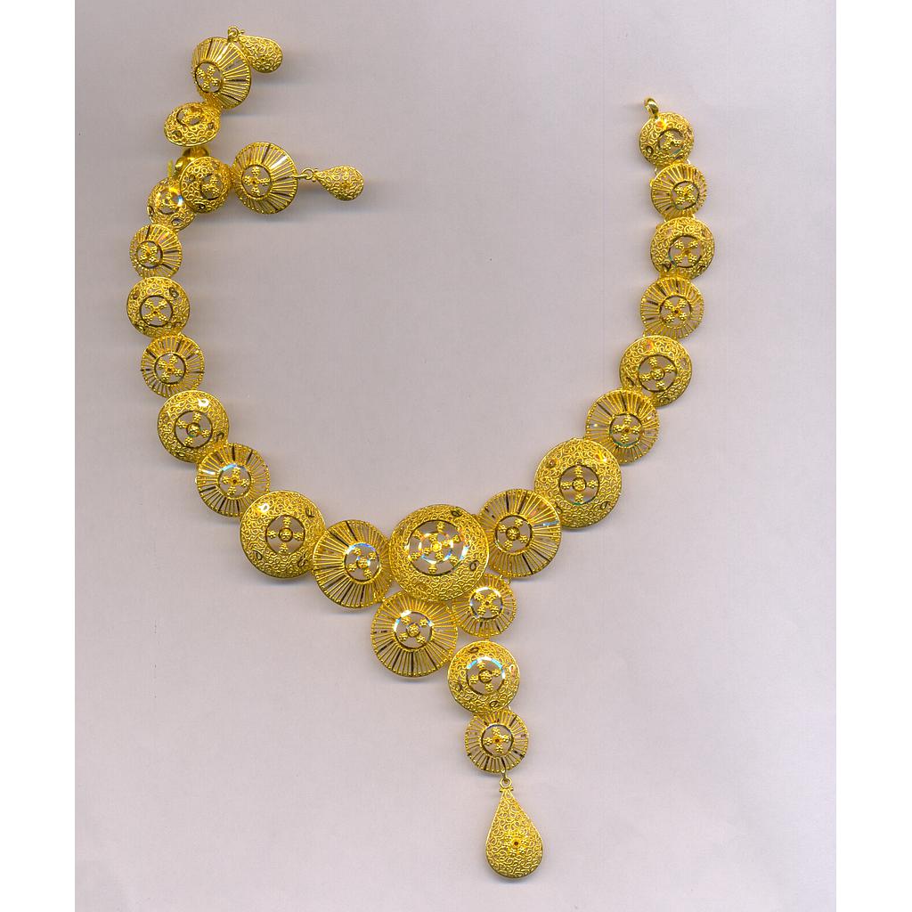 GOLD HALF SET ROUND PLAIN EXCLUSIVE