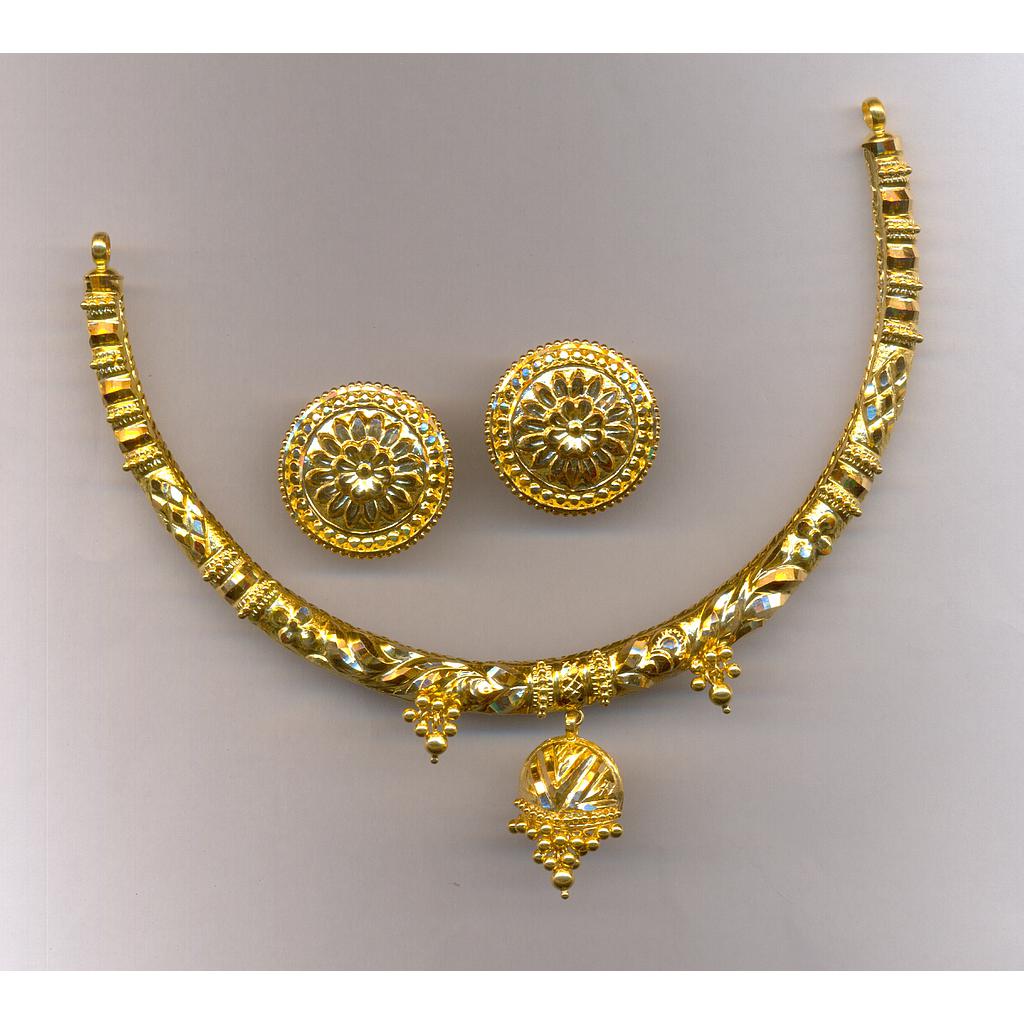 GOLD HALF SET ROUND PLAIN EXCLUSIVE