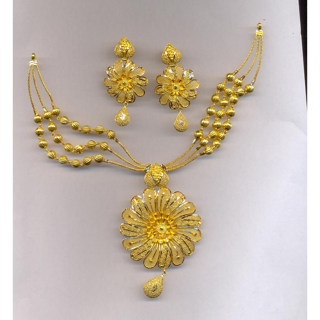 GOLD HALF SET ROUND PLAIN EXCLUSIVE