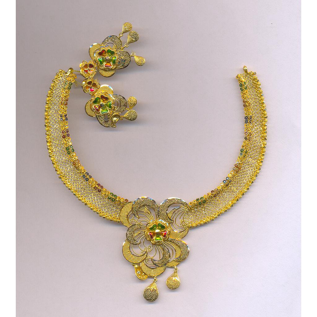 GOLD HALF SET ROUND PLAIN EXCLUSIVE