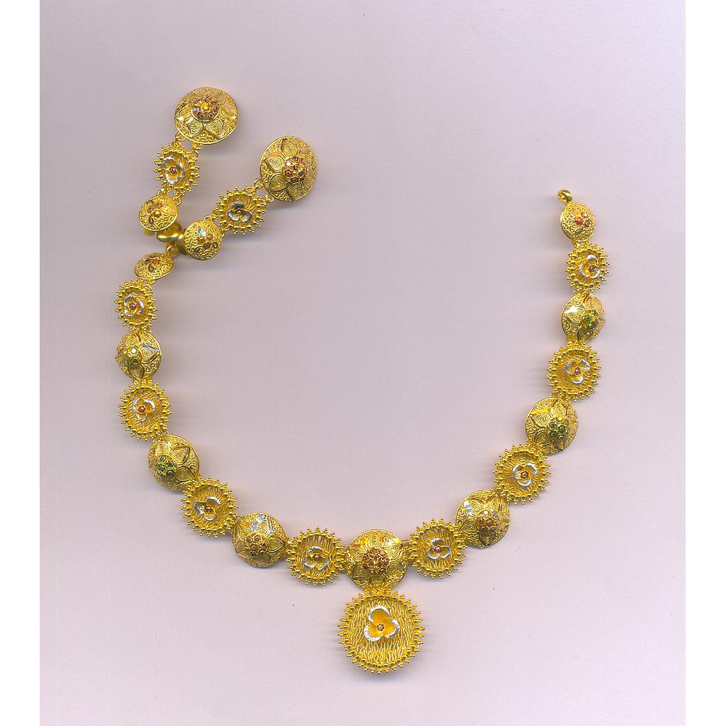 GOLD HALF SET ROUND PLAIN EXCLUSIVE