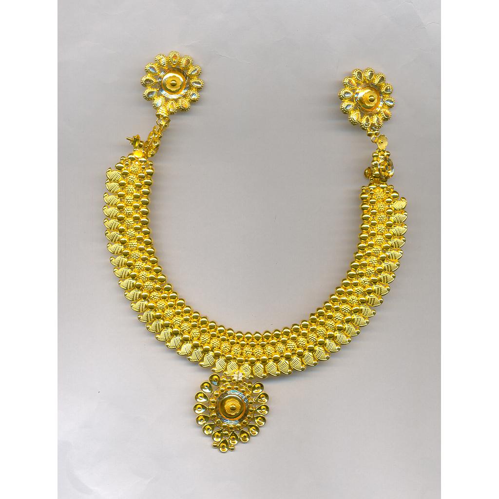 GOLD HALF SET ROUND PLAIN EXCLUSIVE