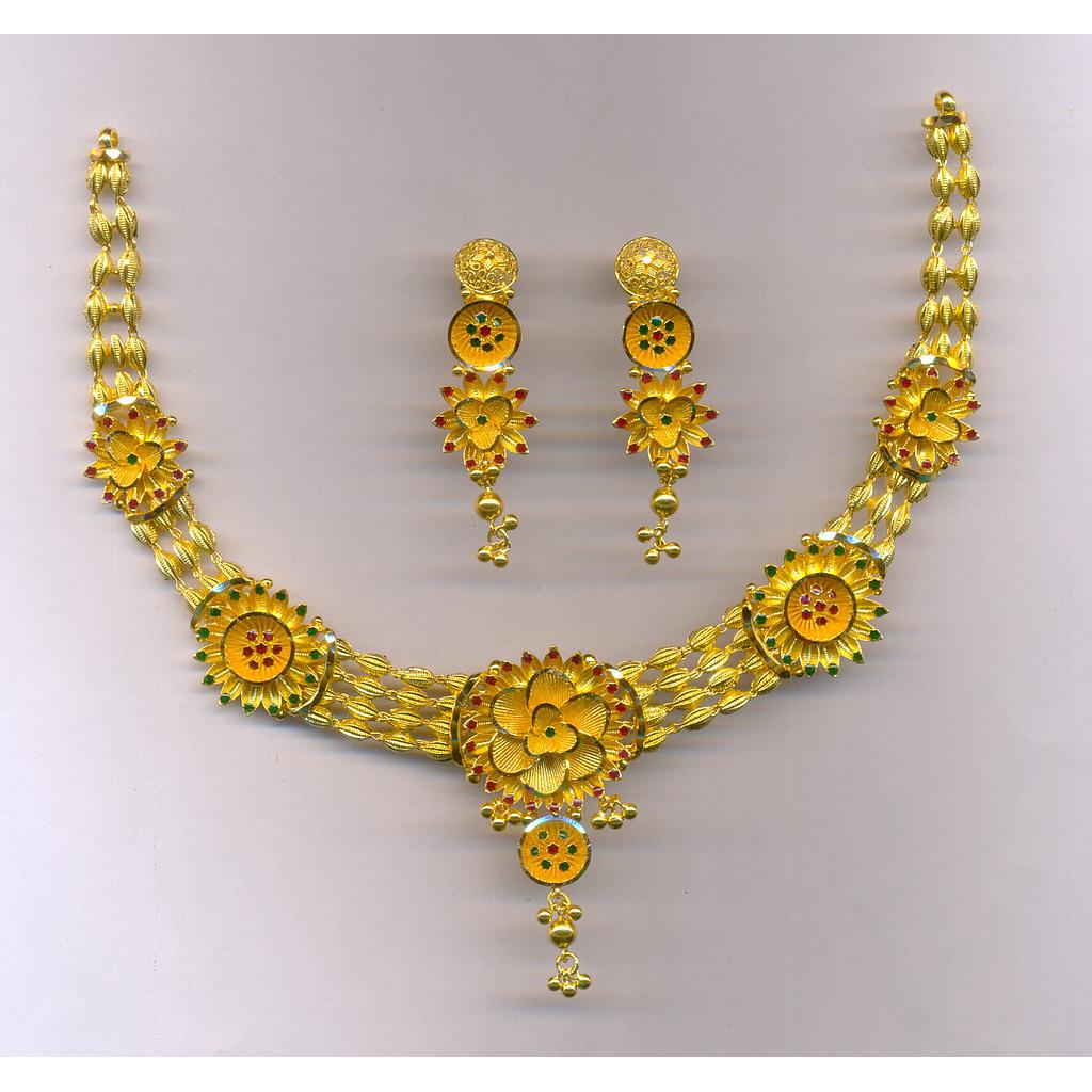 GOLD HALF SET ROUND PLAIN EXCLUSIVE