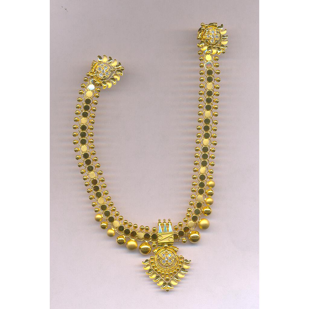 GOLD HALF SET ROUND PLAIN EXCLUSIVE