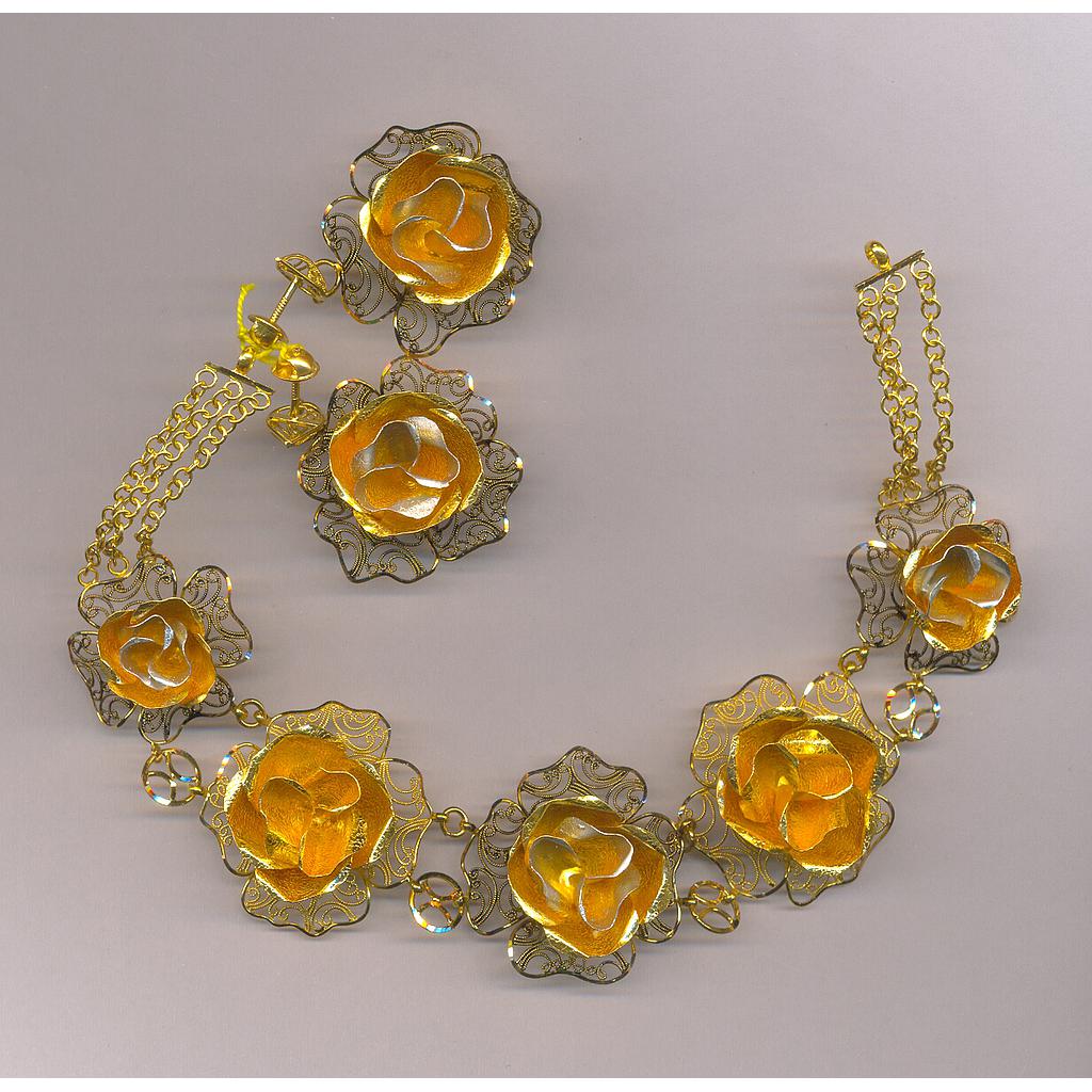 GOLD HALF SET ROUND PLAIN EXCLUSIVE