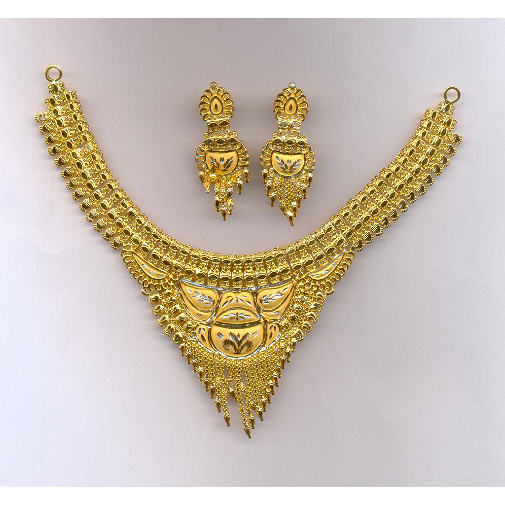 GOLD HALF SET ROUND PLAIN FANCY