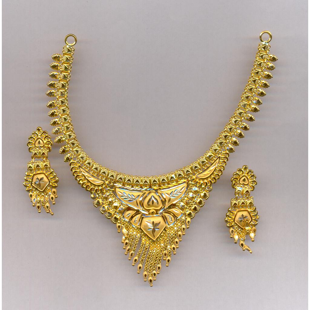 GOLD HALF SET ROUND PLAIN FANCY