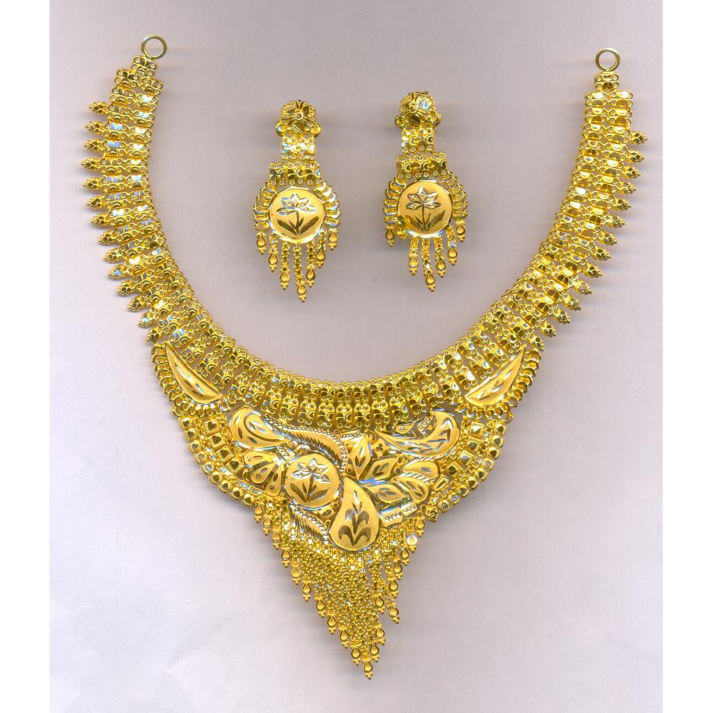 GOLD HALF SET ROUND PLAIN FANCY