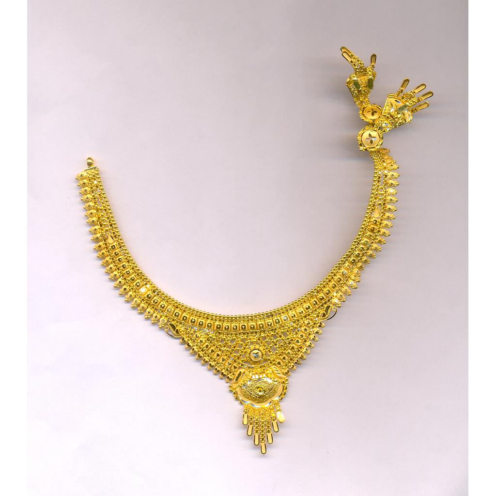 GOLD HALF SET ROUND PLAIN FANCY