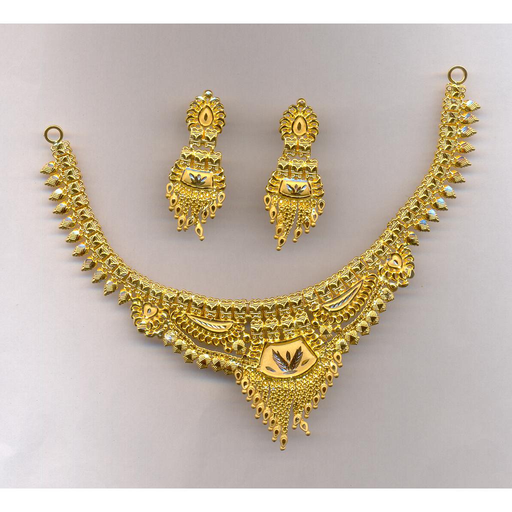 GOLD HALF SET ROUND PLAIN FANCY