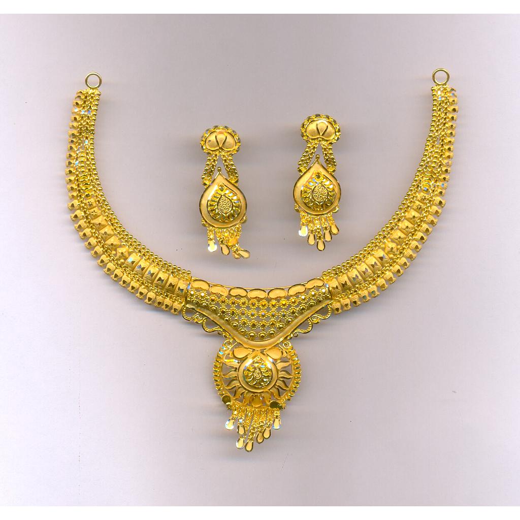 GOLD HALF SET ROUND PLAIN FANCY