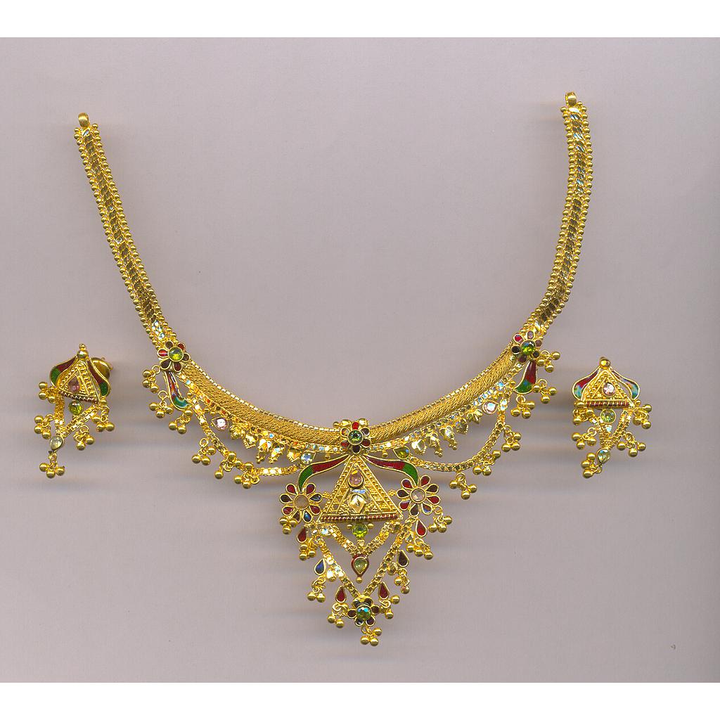 GOLD HALF SET ROUND PLAIN FANCY