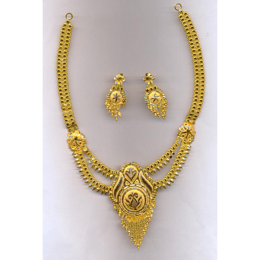 GOLD HALF SET ROUND PLAIN FANCY