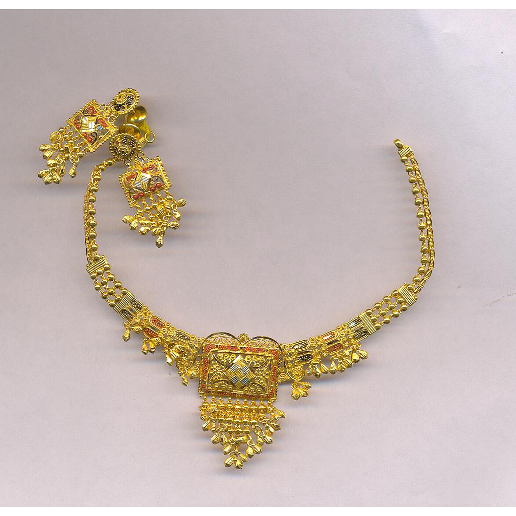 GOLD HALF SET ROUND PLAIN FANCY