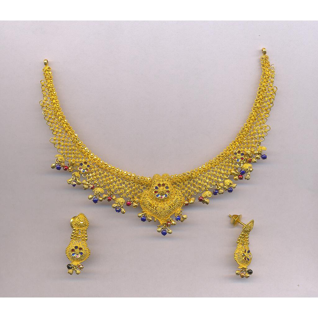 GOLD HALF SET ROUND PLAIN FANCY