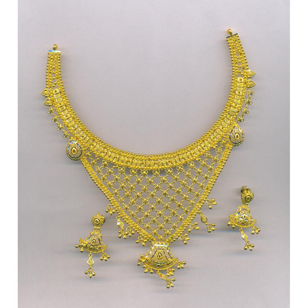 GOLD HALF SET ROUND PLAIN FANCY