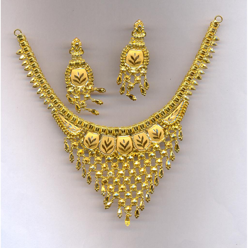 GOLD HALF SET ROUND PLAIN FANCY
