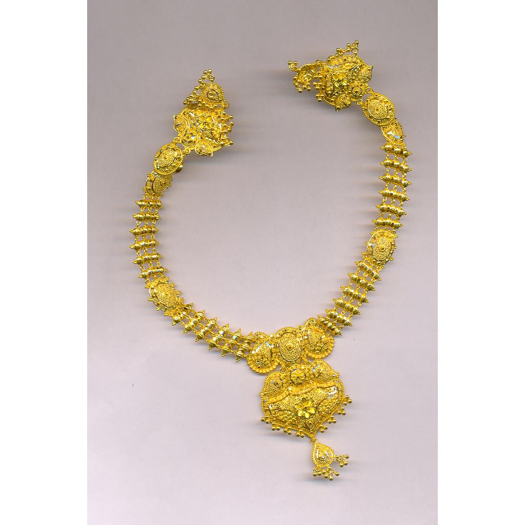 GOLD HALF SET ROUND PLAIN FANCY