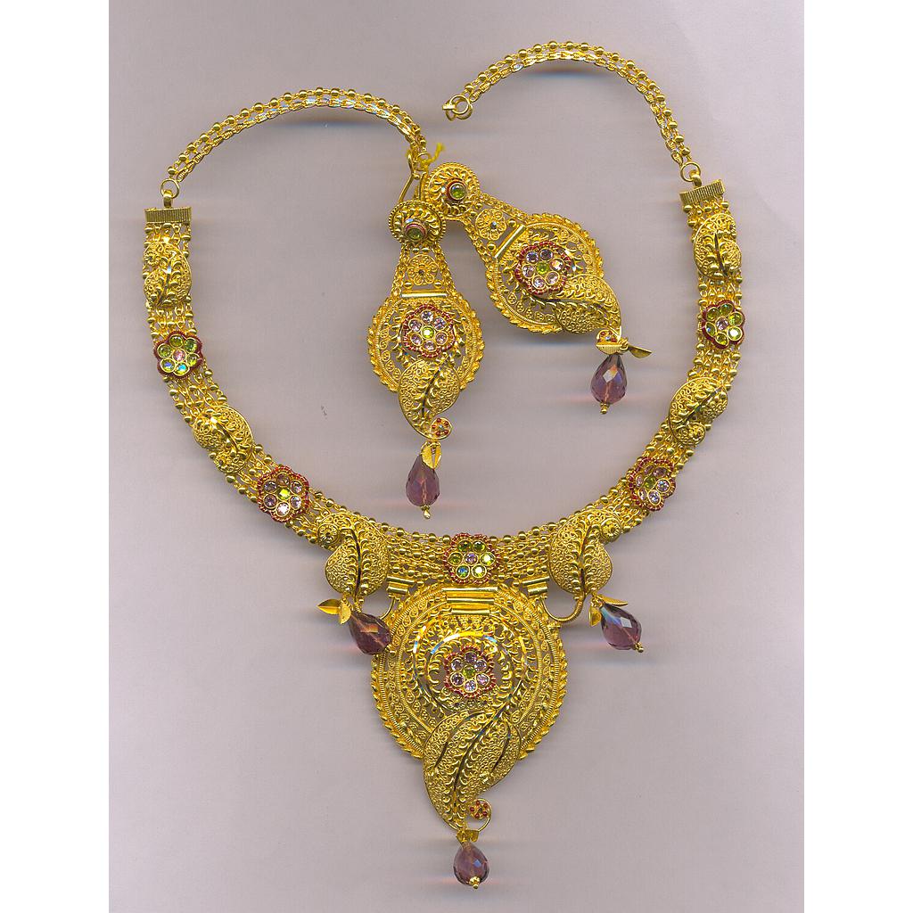 GOLD HALF SET ROUND PLAIN FANCY