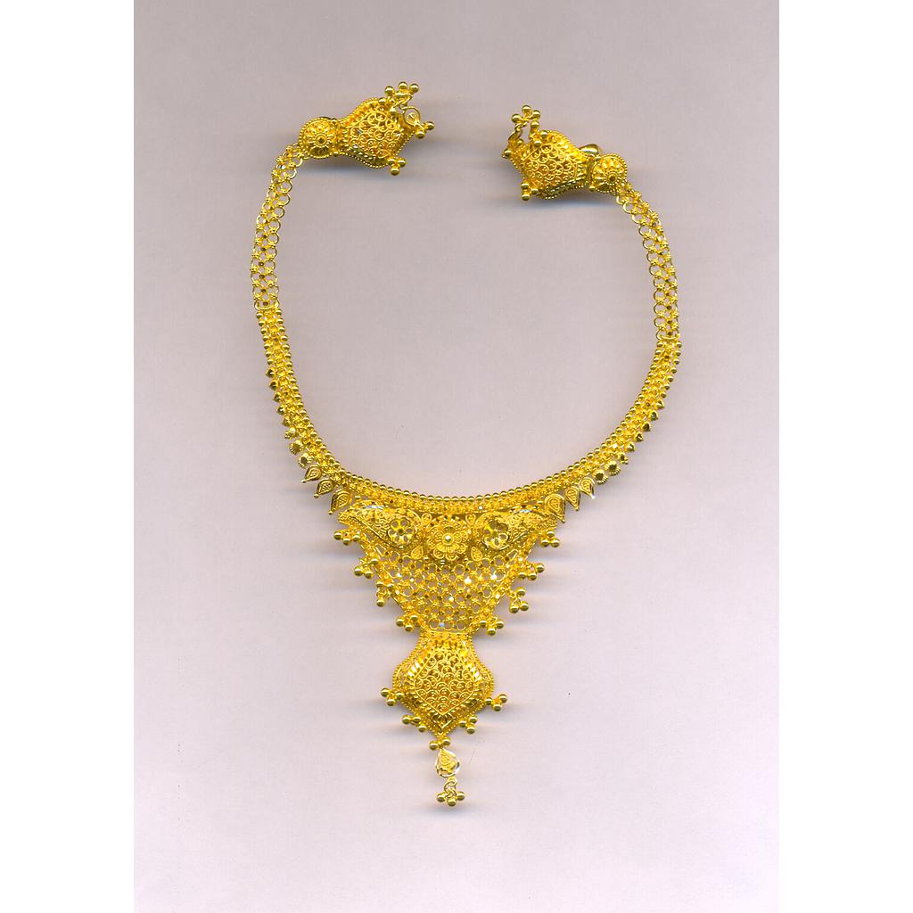 GOLD HALF SET ROUND PLAIN FANCY