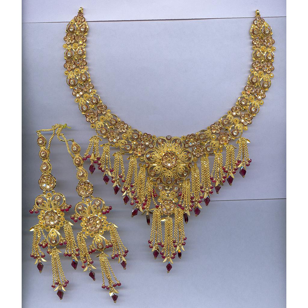 GOLD HALF SET ROUND PLAIN FANCY