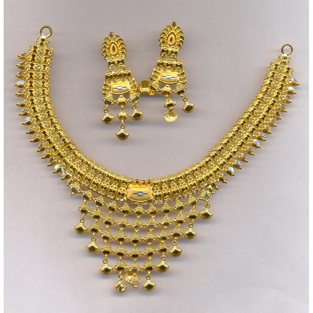 GOLD HALF SET ROUND PLAIN FANCY