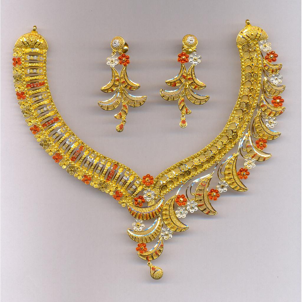 GOLD HALF SET ROUND PLAIN FANCY