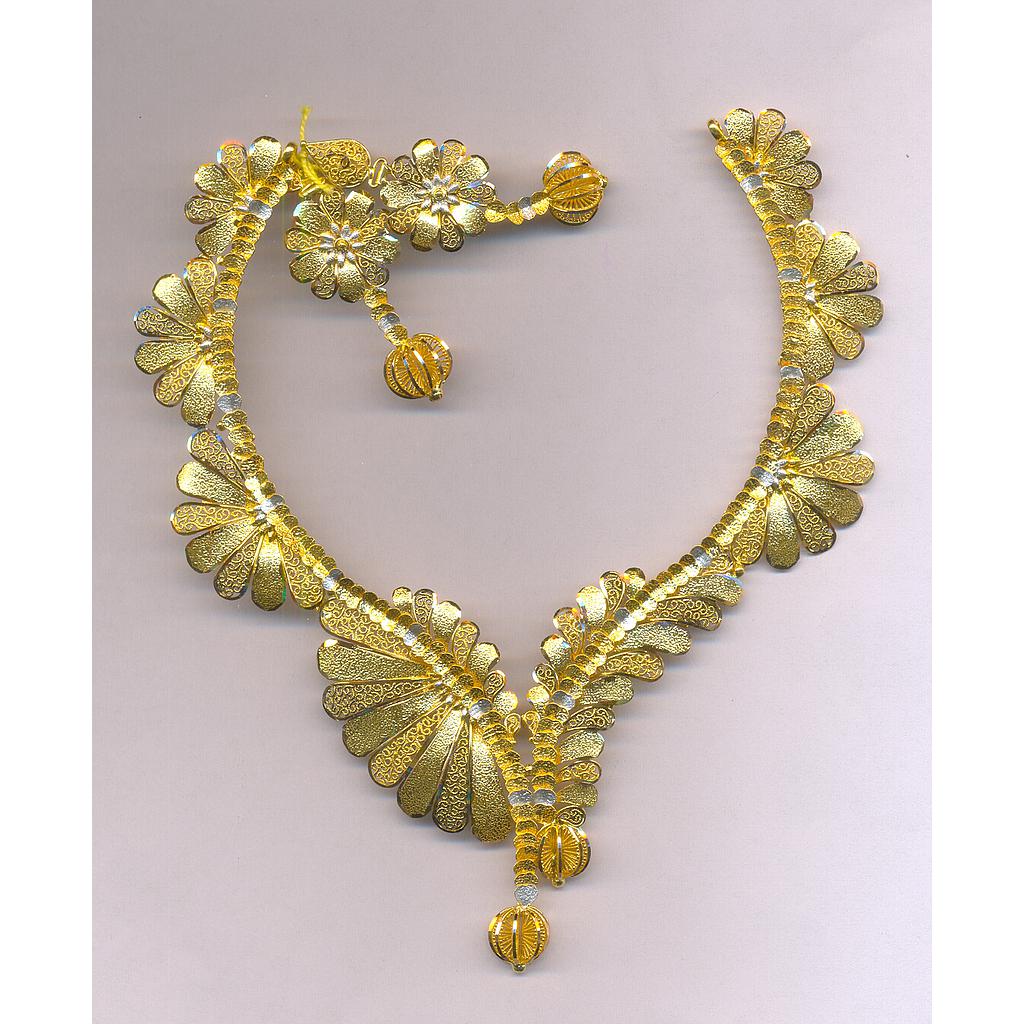 GOLD HALF SET ROUND PLAIN FANCY
