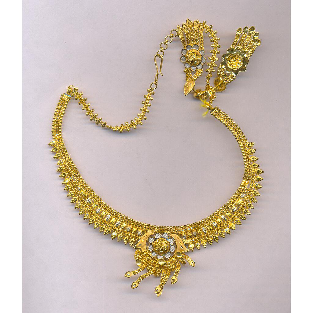 GOLD HALF SET ROUND PLAIN FANCY