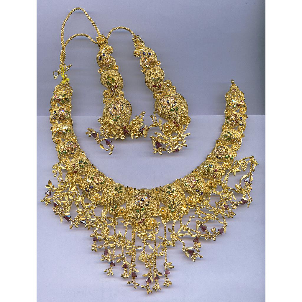GOLD HALF SET ROUND PLAIN FANCY