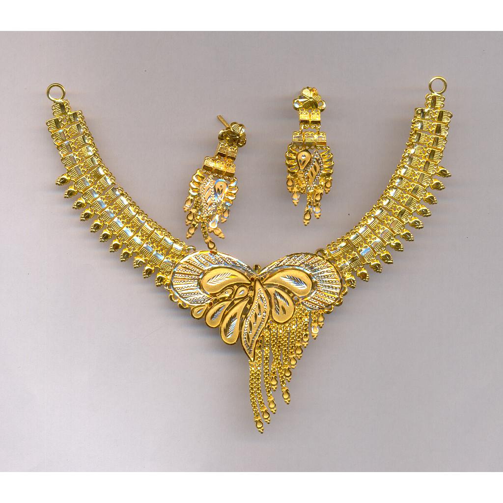 GOLD HALF SET ROUND PLAIN FANCY