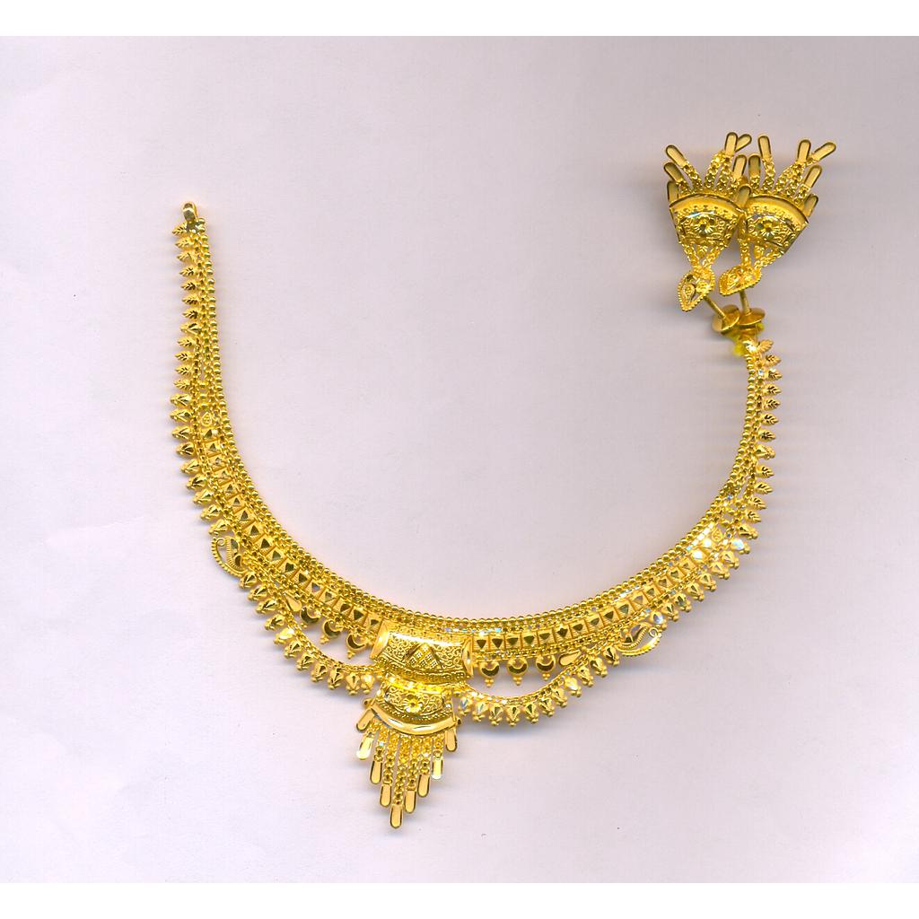 GOLD HALF SET ROUND PLAIN FANCY