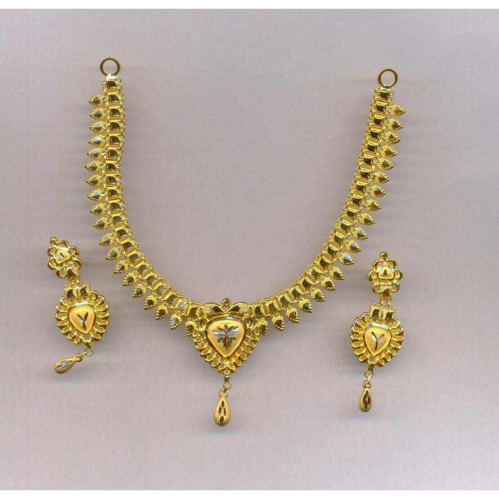GOLD HALF SET ROUND PLAIN FANCY