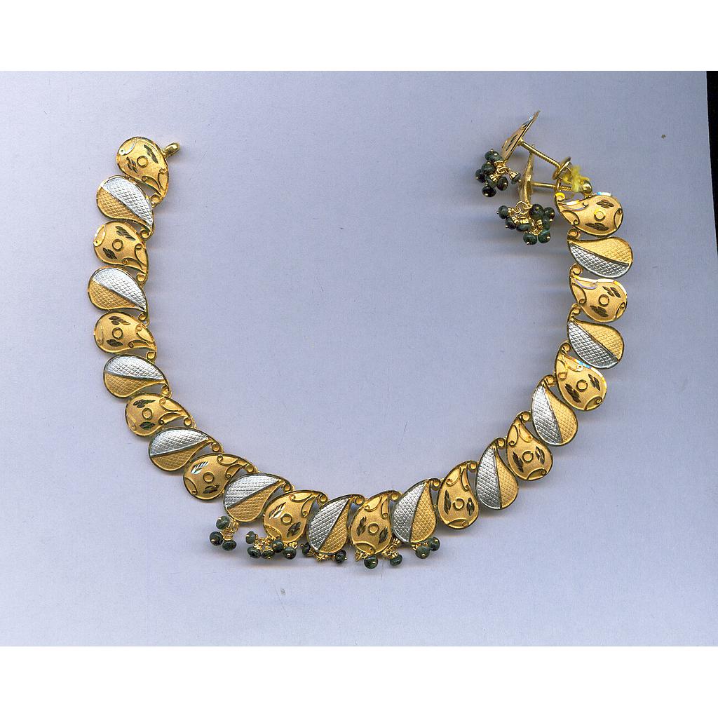 GOLD HALF SET ROUND PLAIN FANCY