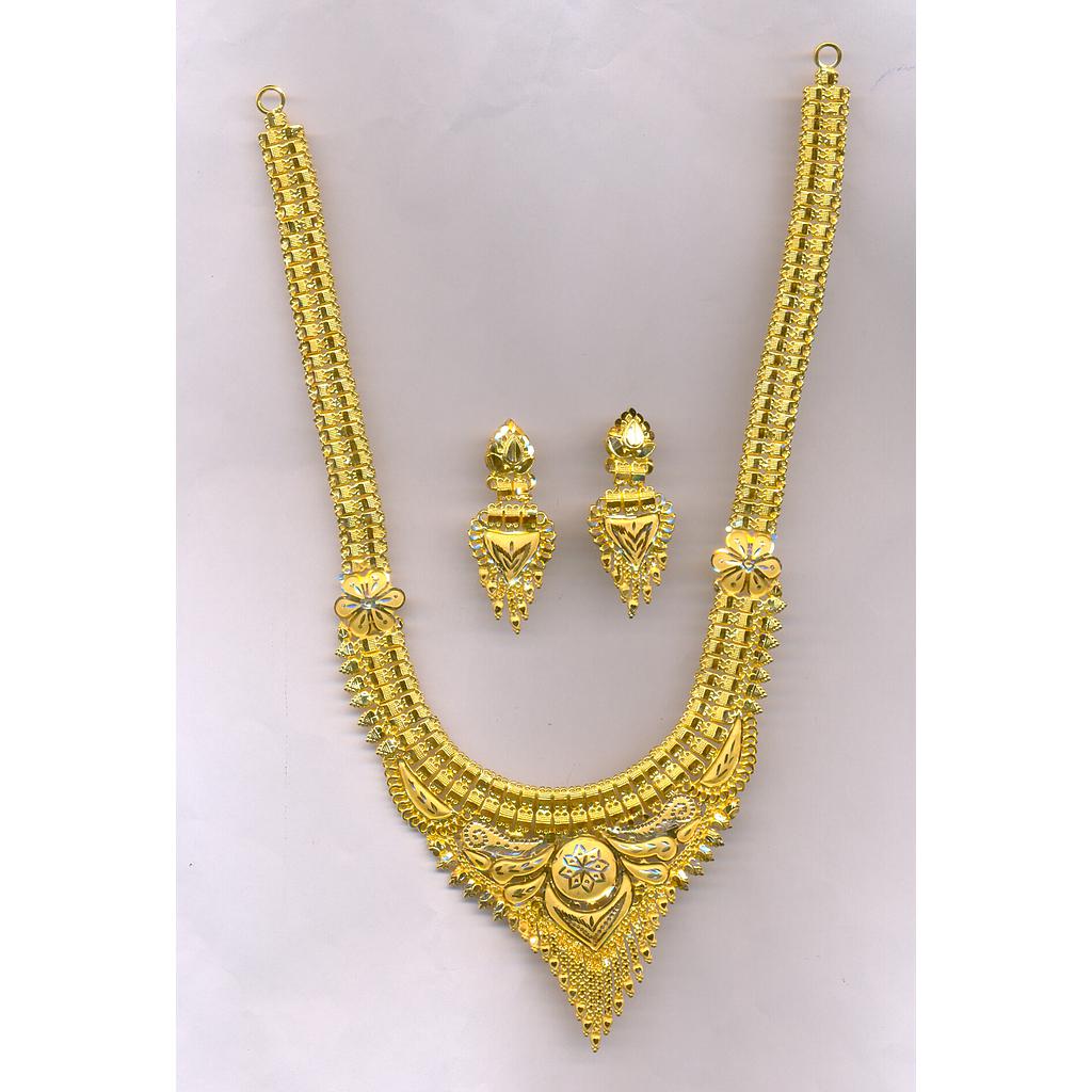 GOLD HALF SET ROUND PLAIN FANCY
