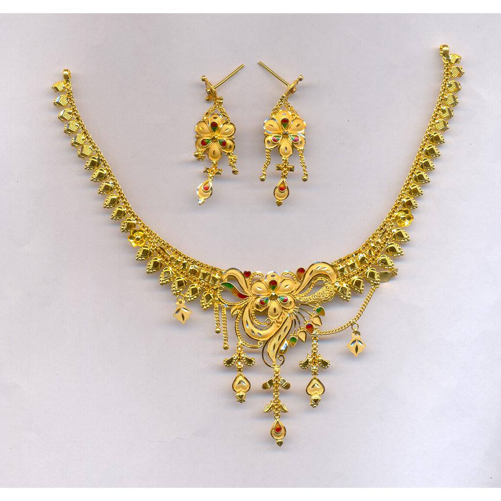 GOLD HALF SET ROUND PLAIN FANCY