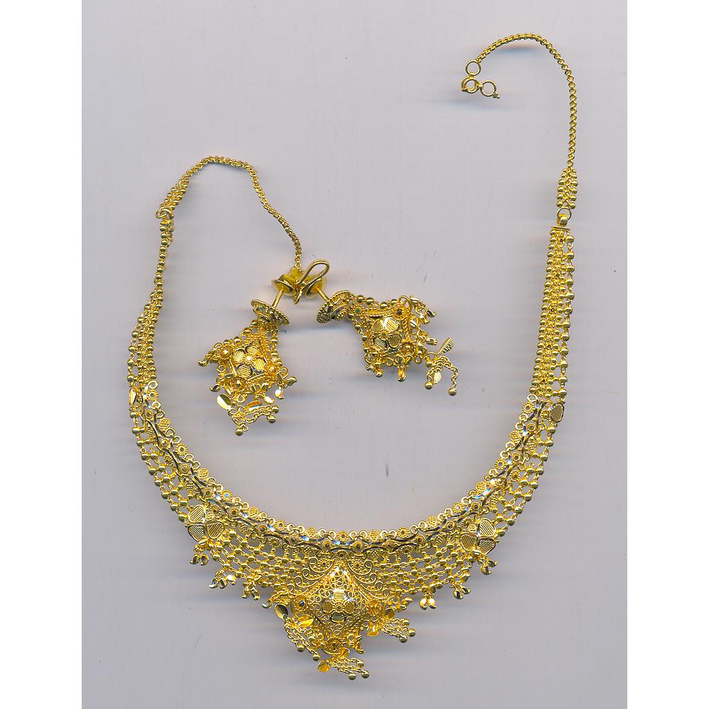 GOLD HALF SET ROUND PLAIN FANCY