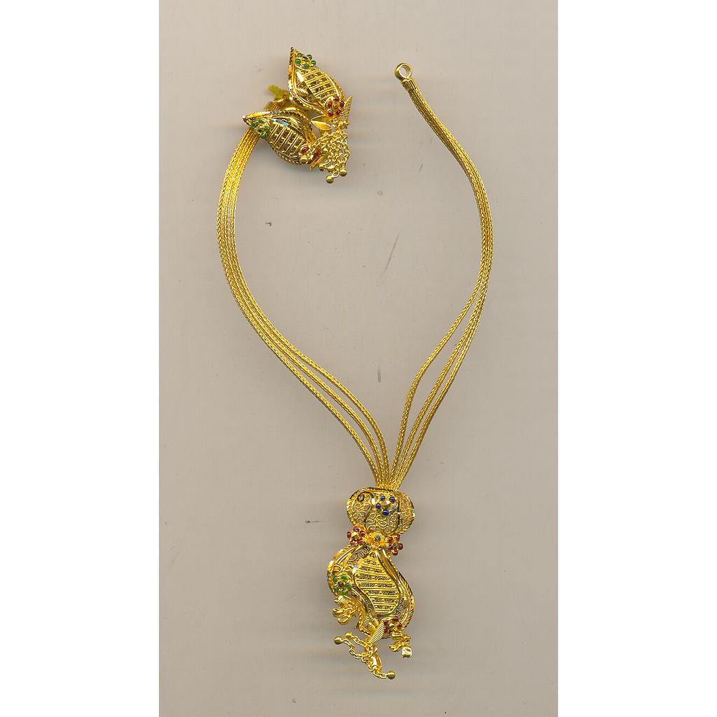 GOLD HALF SET ROUND PLAIN FANCY