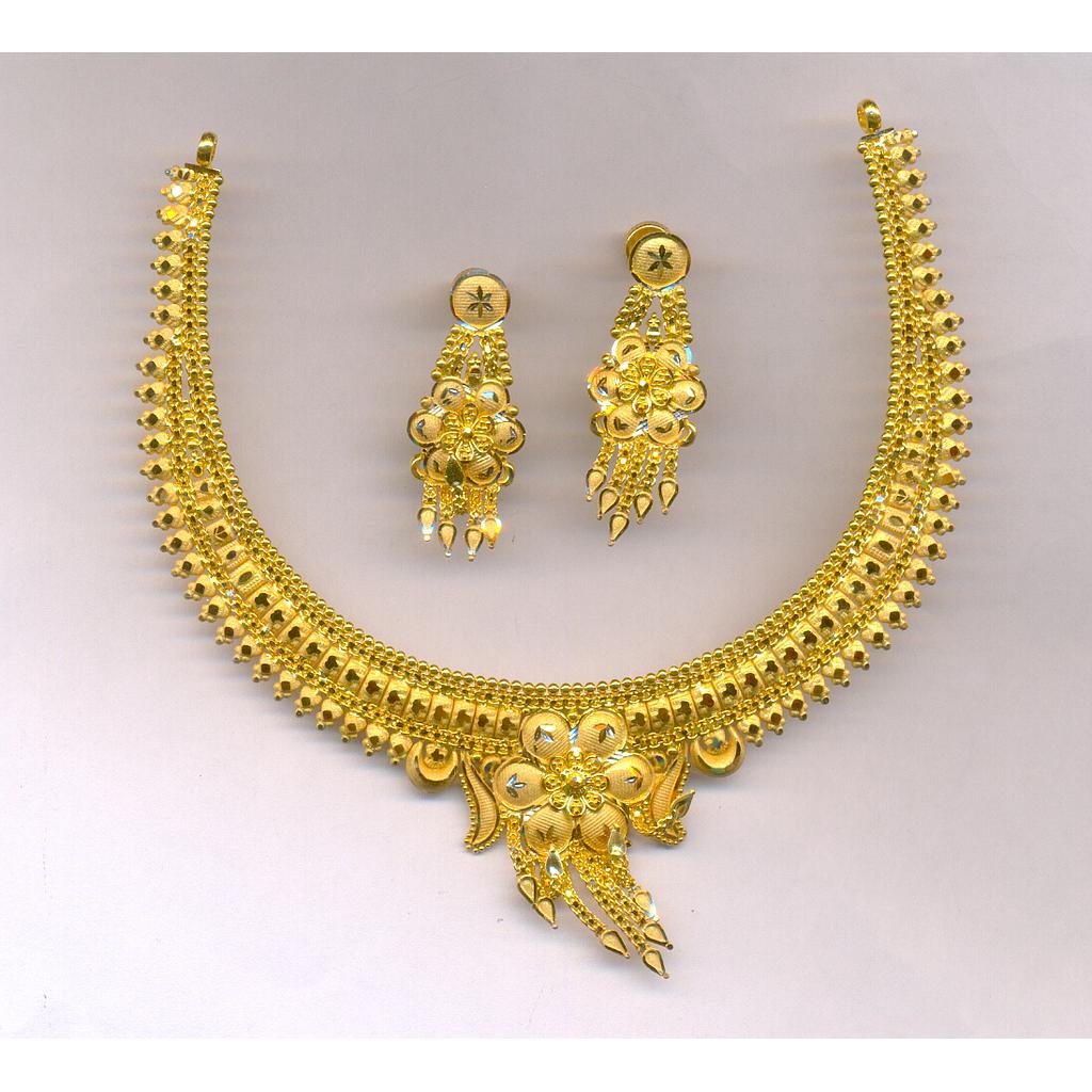 GOLD HALF SET ROUND PLAIN FANCY