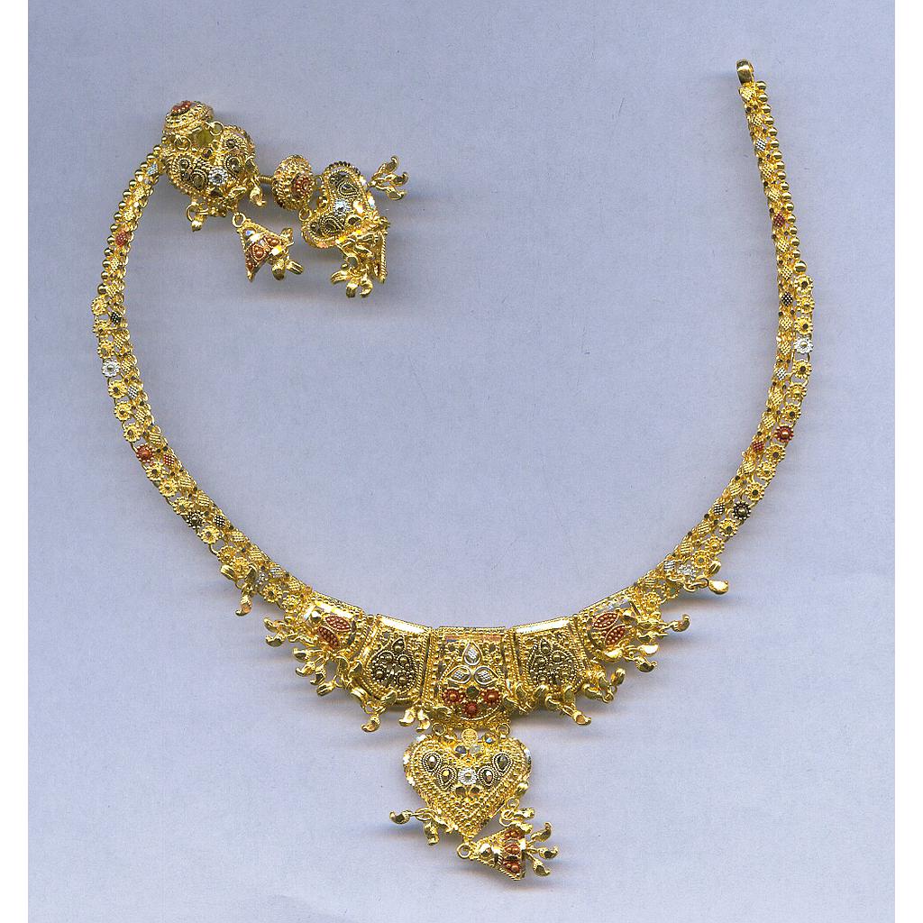 GOLD HALF SET ROUND PLAIN FANCY