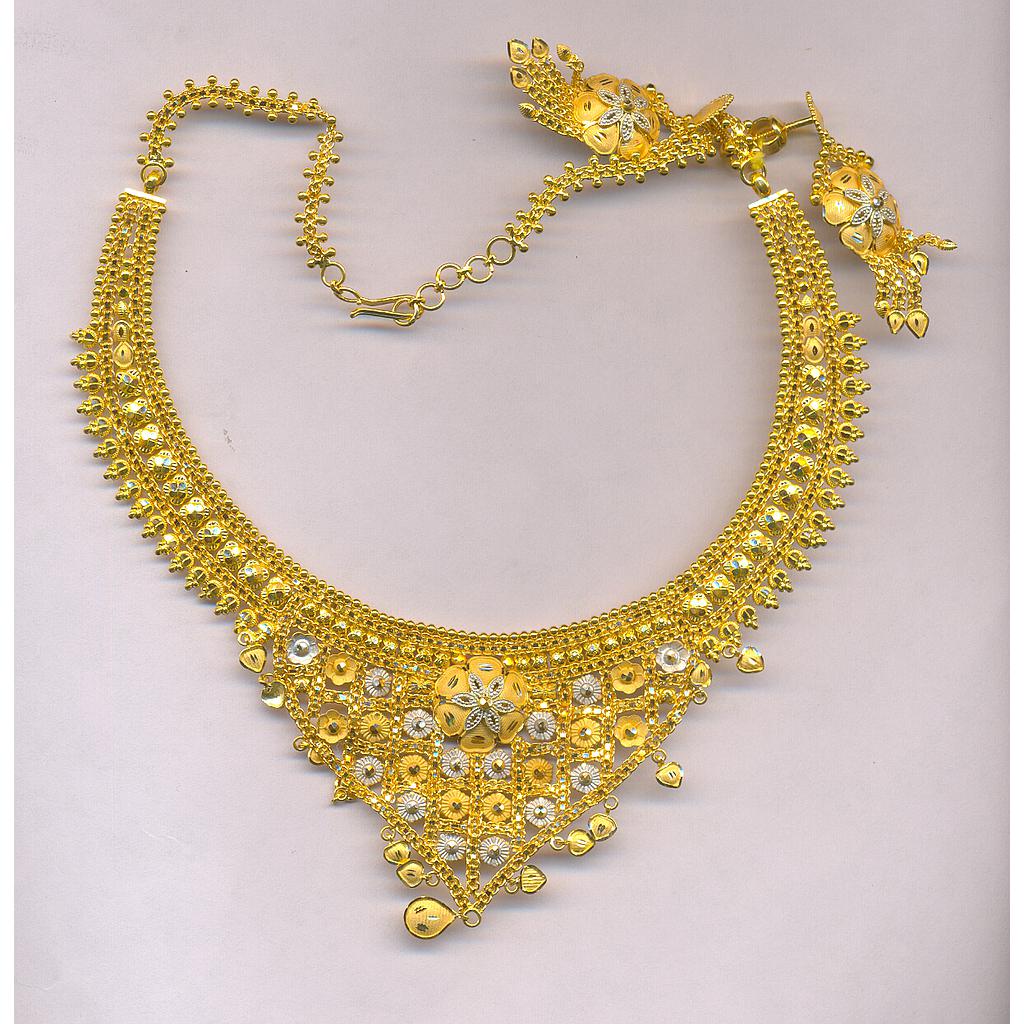 GOLD HALF SET ROUND PLAIN FANCY