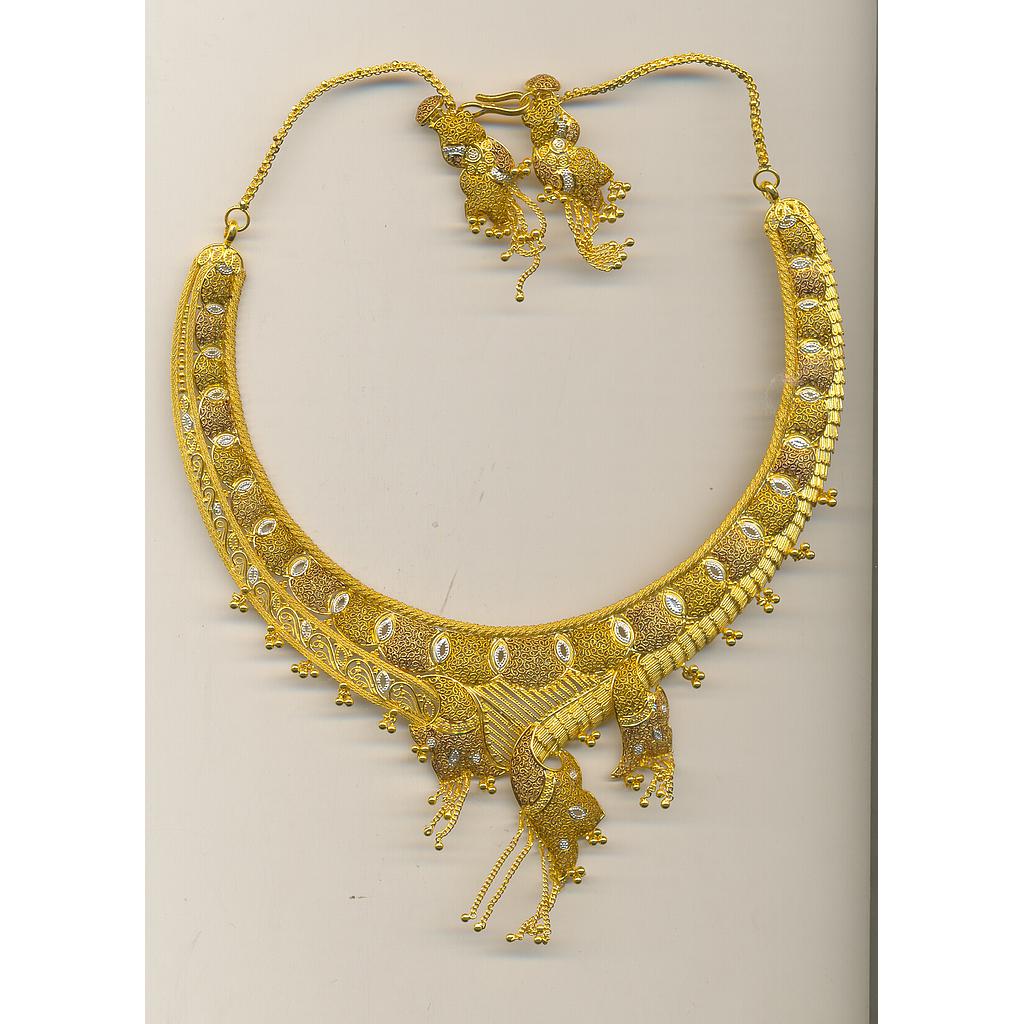 GOLD HALF SET ROUND PLAIN FANCY