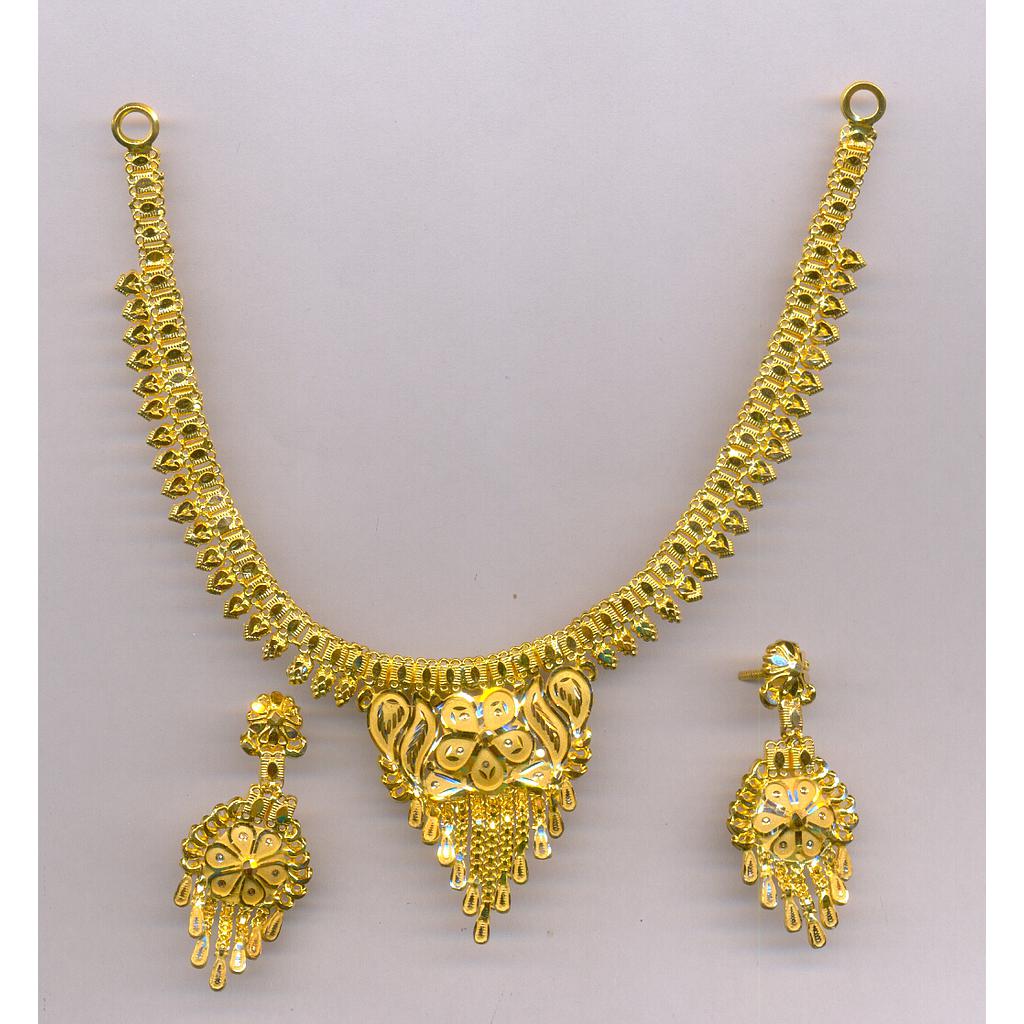 GOLD HALF SET ROUND PLAIN FANCY