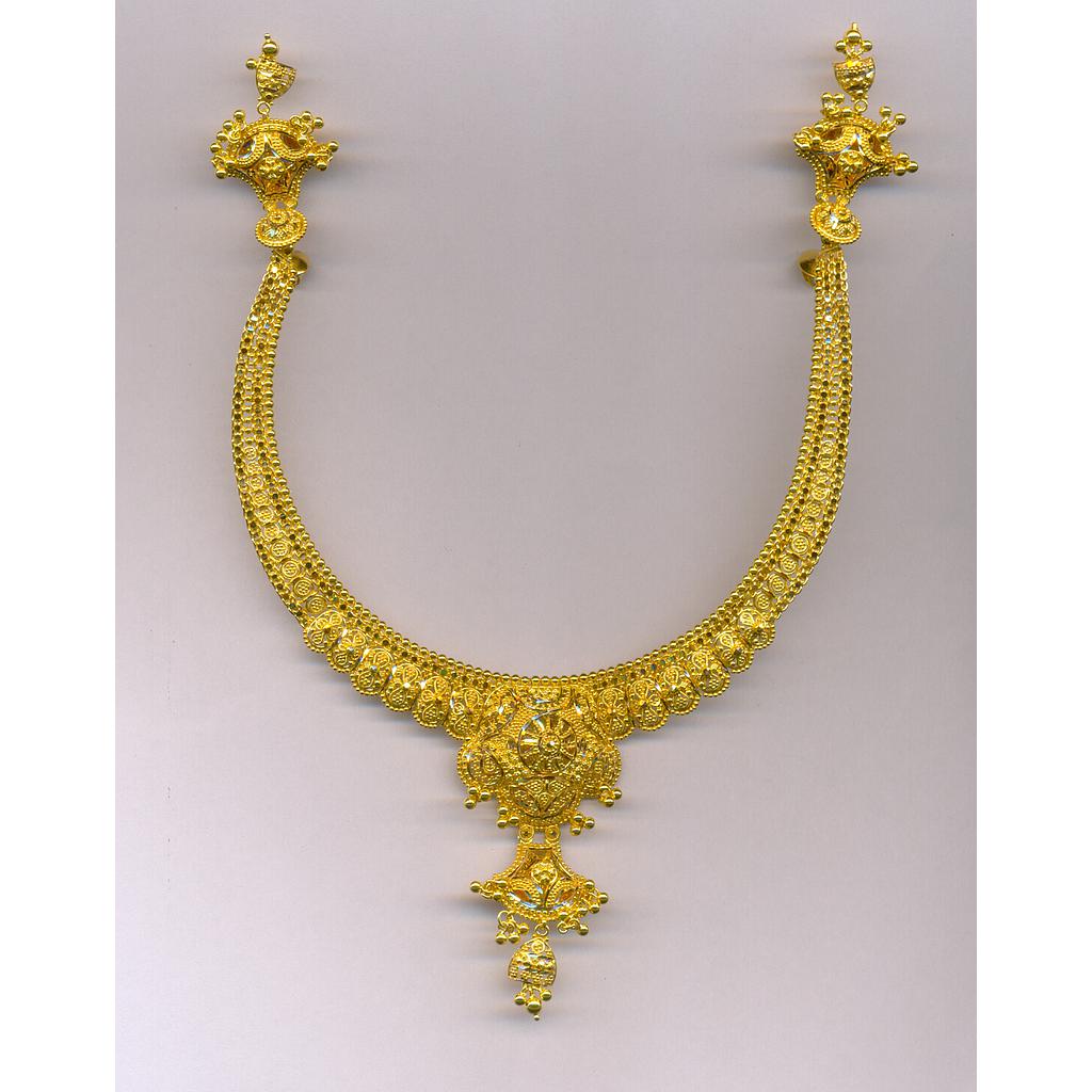 GOLD HALF SET ROUND PLAIN FANCY